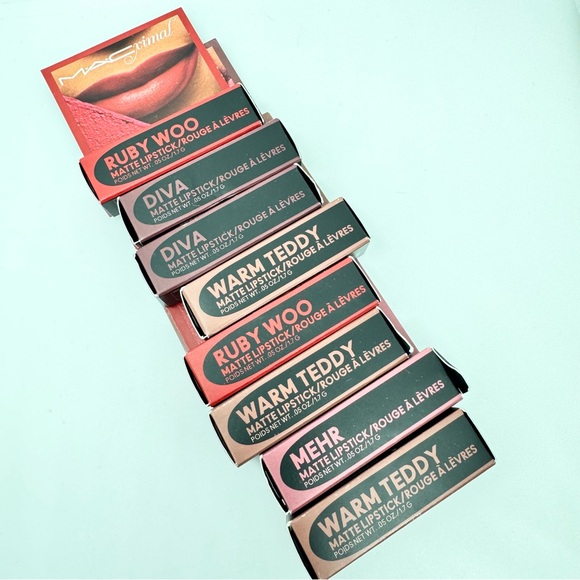 Mini Mac Ruby Woo Matte Lipstick Brand New in Box Authentic - Picture 11 of 14